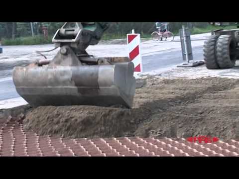 Naprawa dróg asfaltowych z Neoloy® Geocell, Polska