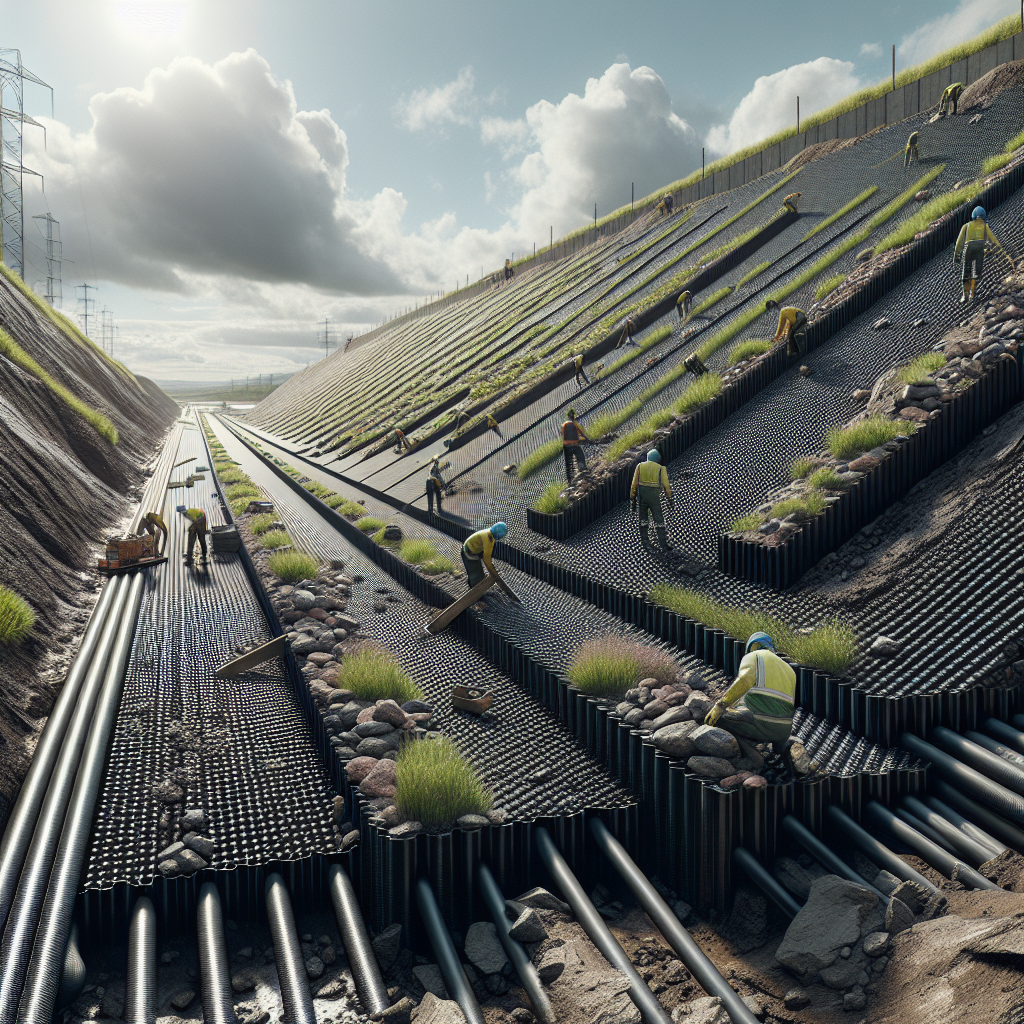 Efektywna stabilizacja stromych skarp: praktyczny przewodnik z geokratą komórkową i kompleksową ochroną przed erozją Efektywna stabilizacja stromych skarp: praktyczny przewodnik z geokratą komórkową i kompleksową ochroną przed erozją